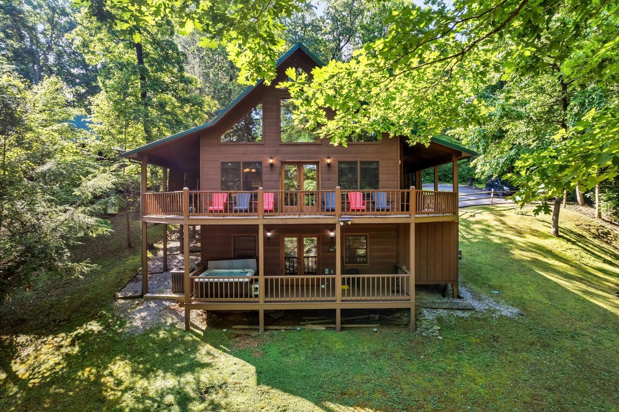 Peaceful Family Cabin With Hot Tub, Game Room, & More! 세비어빌 외부 사진